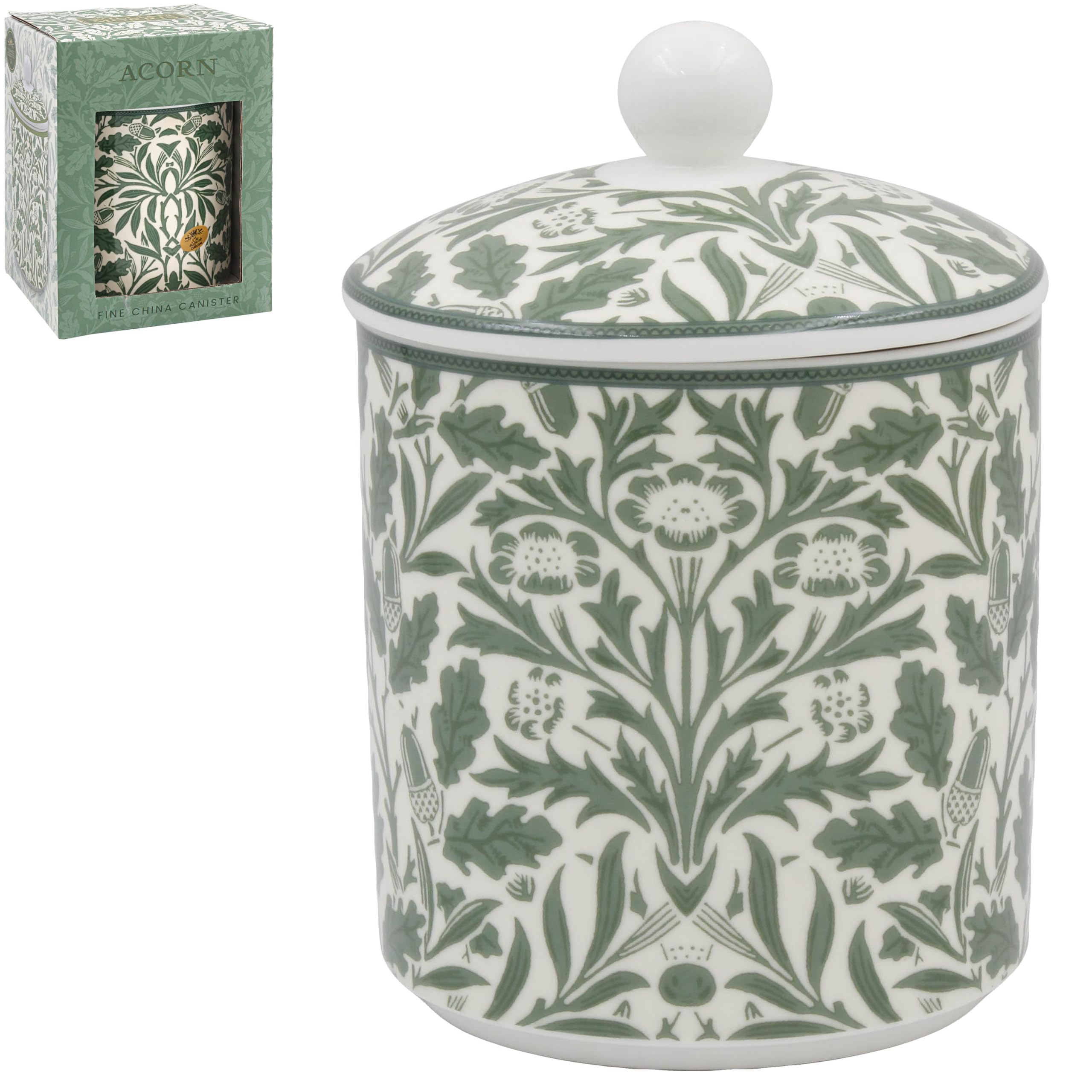 The Leonardo Collection Wm. Morris Acorn Acorn Canister