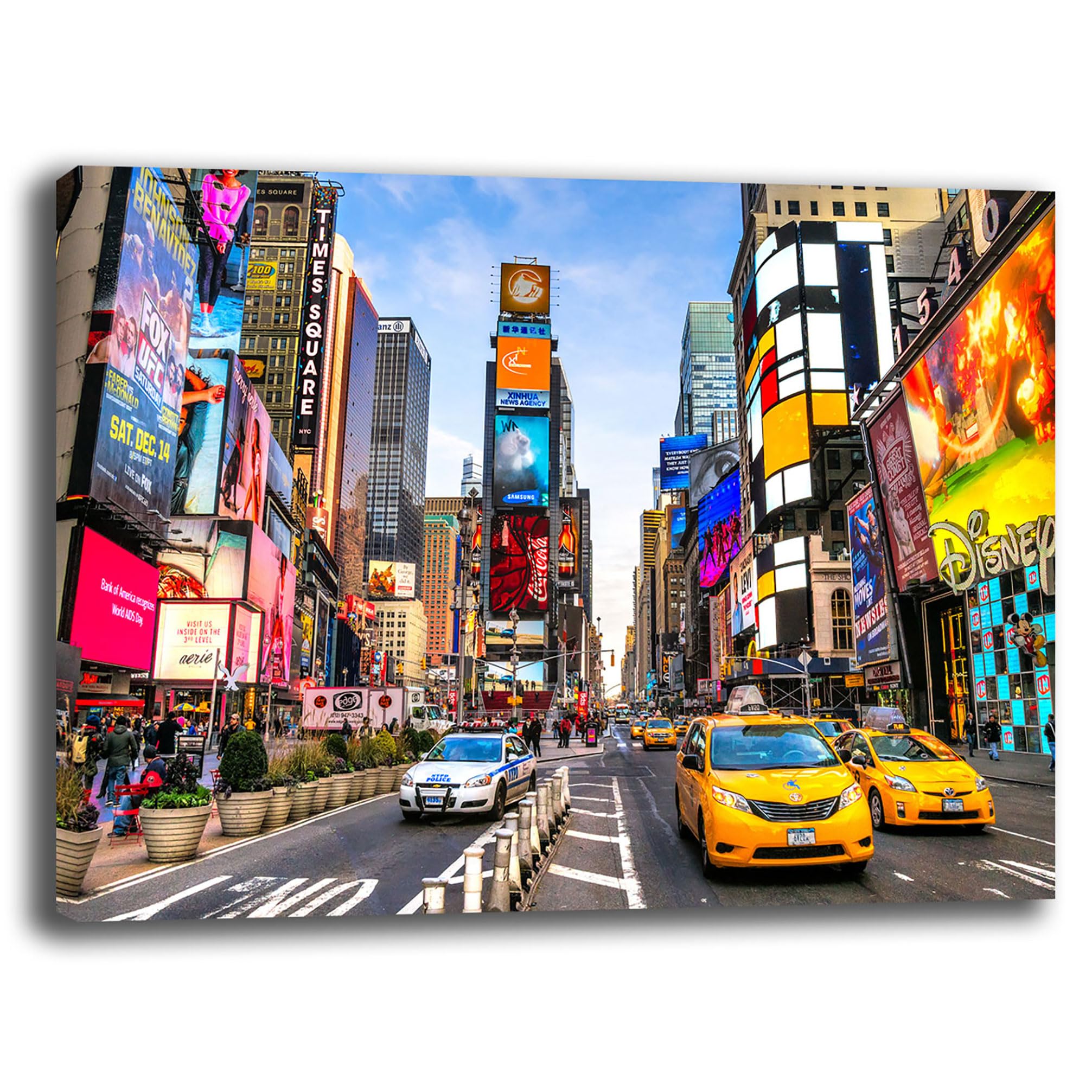Tableau moderne New York grand format pour habiller un grand mur vide