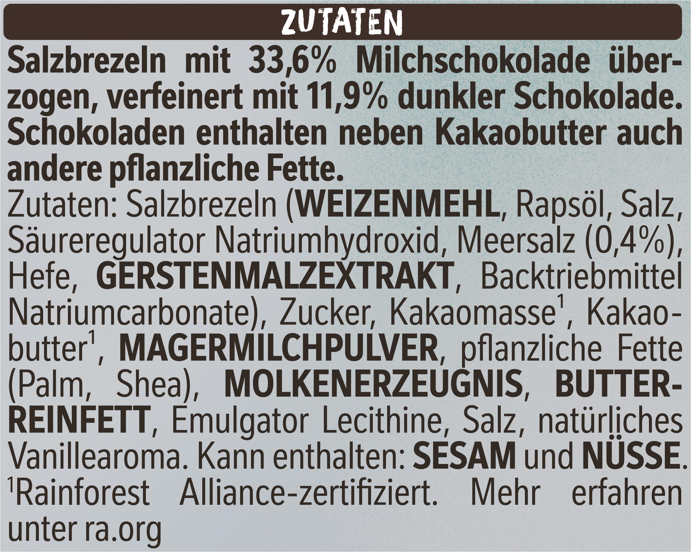 Nestlé CHOCLAIT CHIPS Knusper Brezeln, knackige Salzbrezeln umhüllt von Milchschokolade und verfeinert mit Dekorstreifen aus dunkler Schokolade, 2er Pack (1 x 115g)