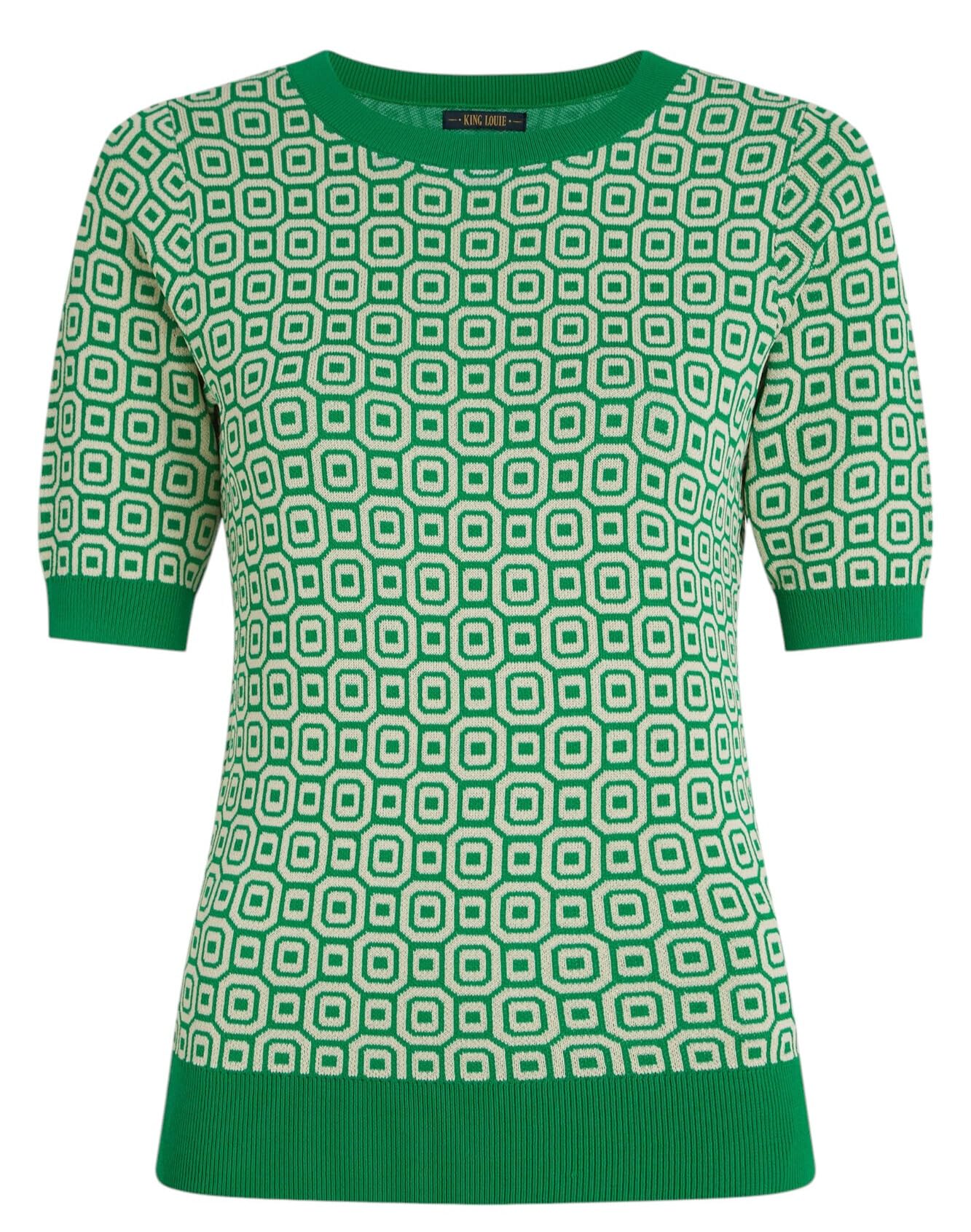 King Louie Agnes Top Torre - Camiseta de punto para mujer