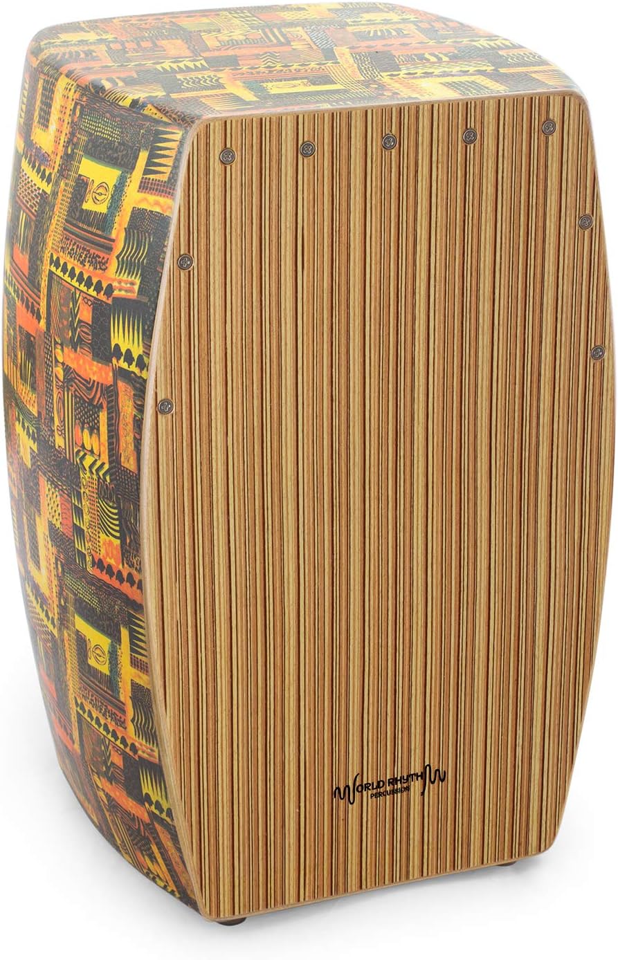– CAJ3 Cajon with Zebrawood Finish Playing Surface