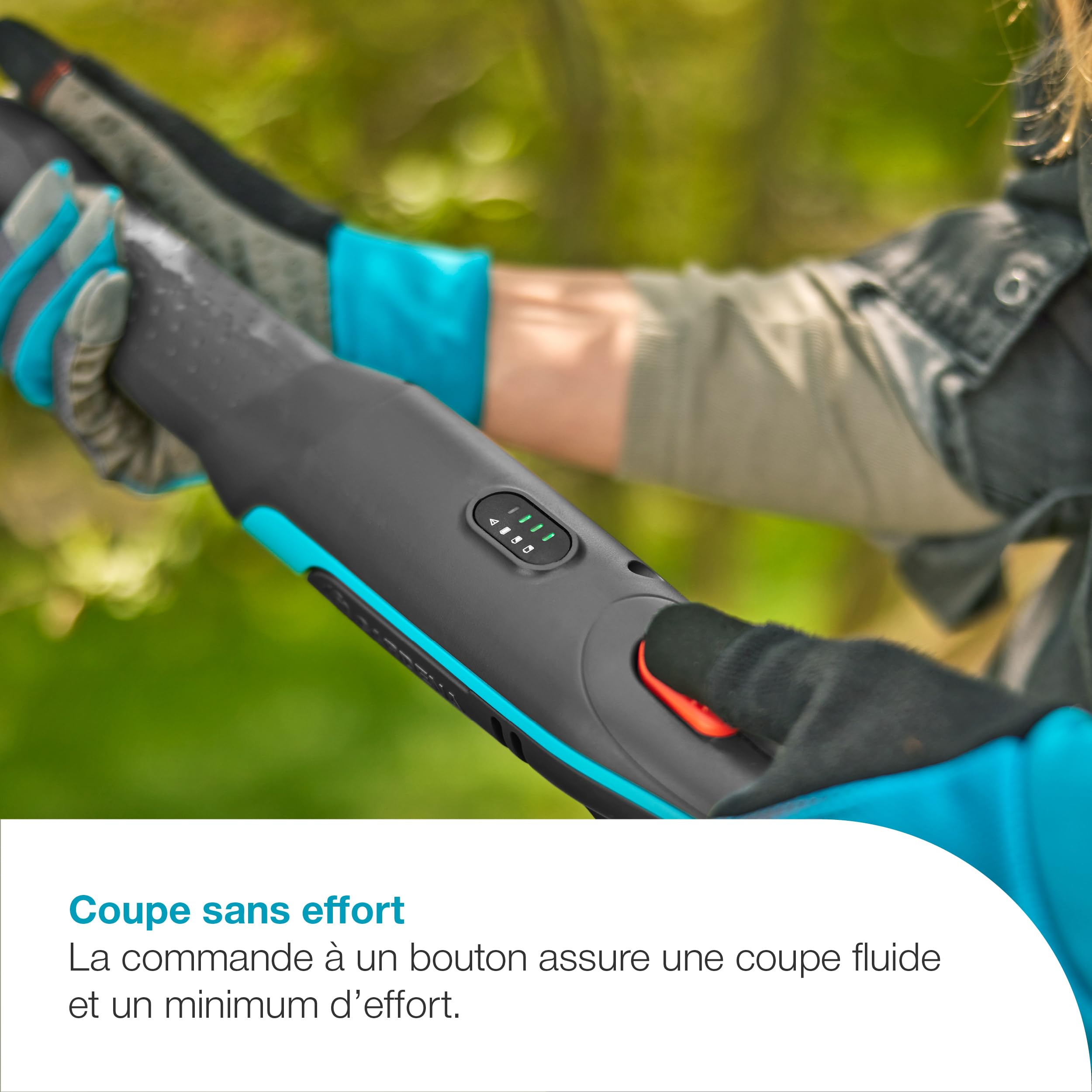Gardena Coupe-Branches sur Batterie EasyCut 110/18V P4A - Kit prêt à l’Emploi: Coupe sans Effort, Portée Jusqu’à 2,5 m, Léger, Lames en Acier, sans Fil (14772-20)