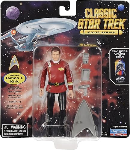 Miniatura 6 de Star Trek Wrath of Khan ADRIMAL James T Kirk Figura de acción de 5 pulgadas