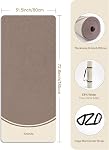 EaseUp Tapis de yoga extra épais -2/5 pouce (10MM), 72,8x31.5" Extra longue longueur, professionnel TPE Tapis de yoga antidérapants pour le Yoga, l'Exercice, la Formation, les Pilates et la Fitness, avec sangle