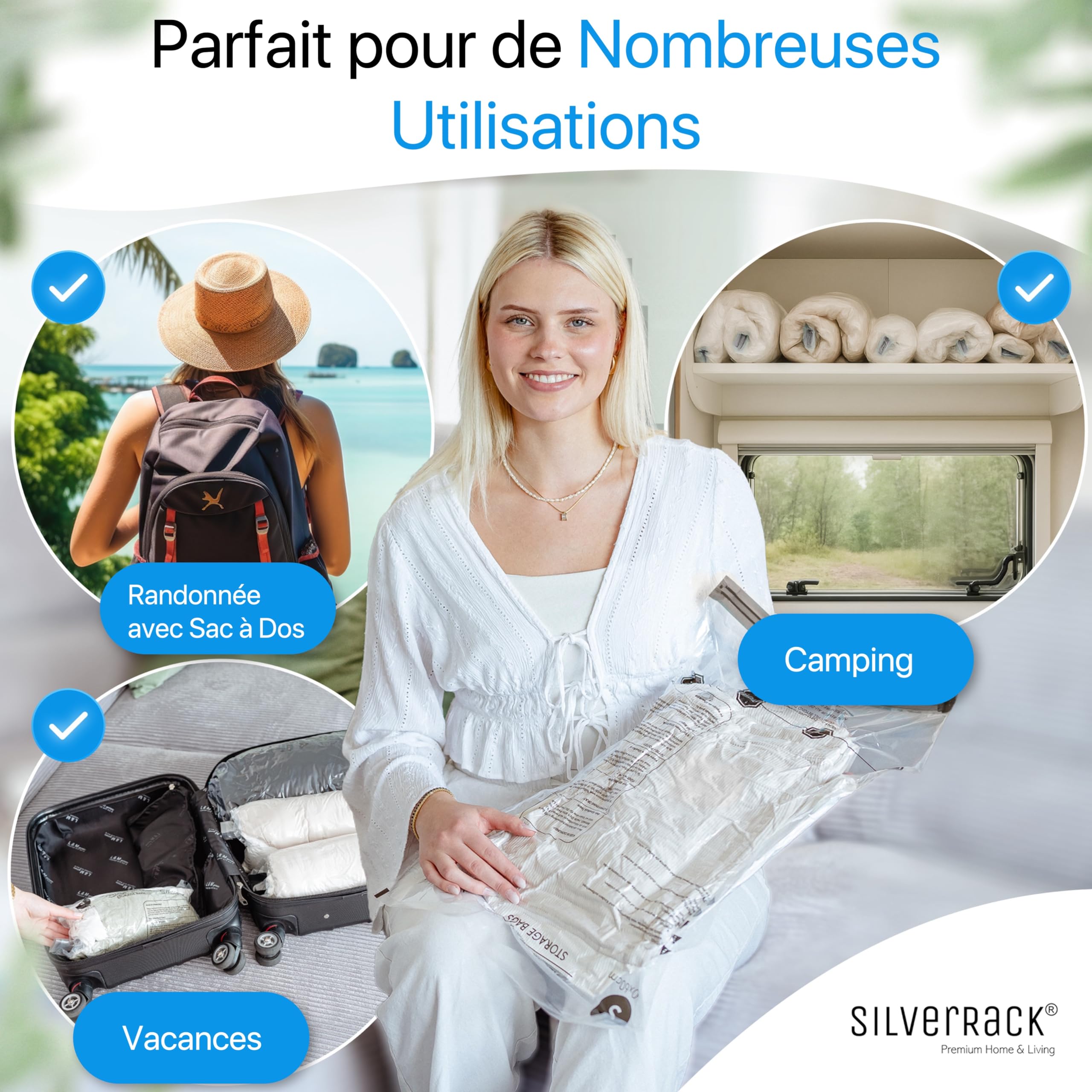 Comme Montré Sacs Sous Vide De Voyage Pour Vêtements Sacs Sous Vide D