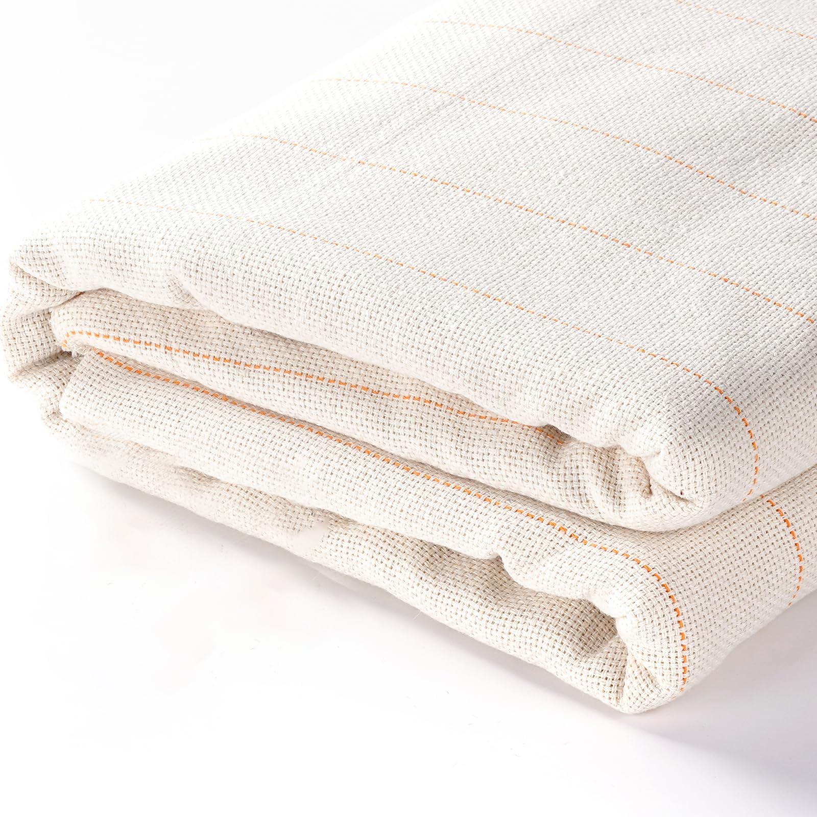 BESGEER150X 200cm (78"x59") Primary Tufting Cloth with Marked Lines -Carpet-Tufting-Fabric, Larger Overlocking Monks Cloth for Tufting Gun, Rug Tufting Cloth for Punch Needle
