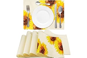 Tegeme Blank Sublimation Placemats for DIY Decoration