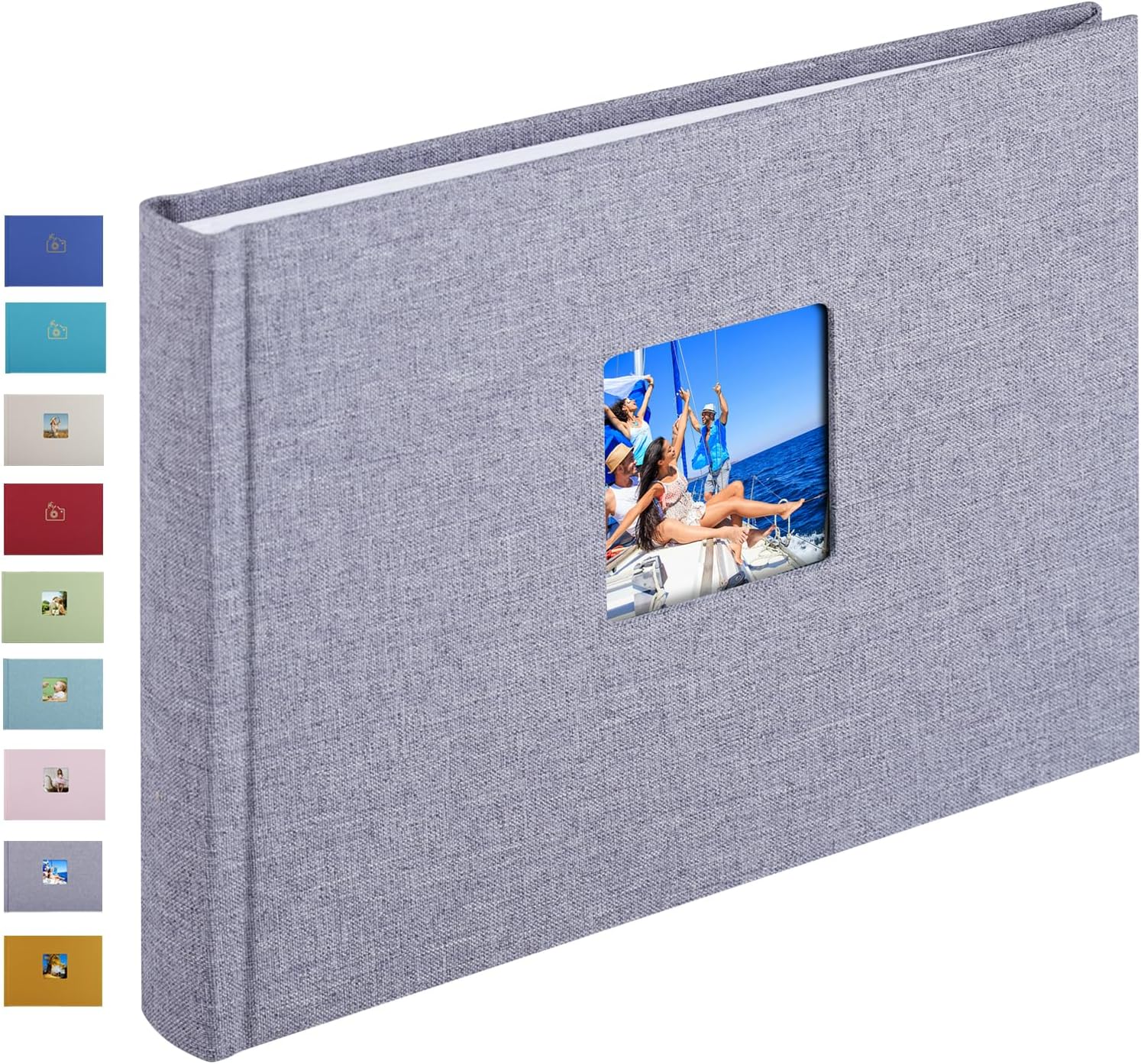 Scrapbook Photo Album with Writing Space, Premium DIY Scrapbook Picture Album 40