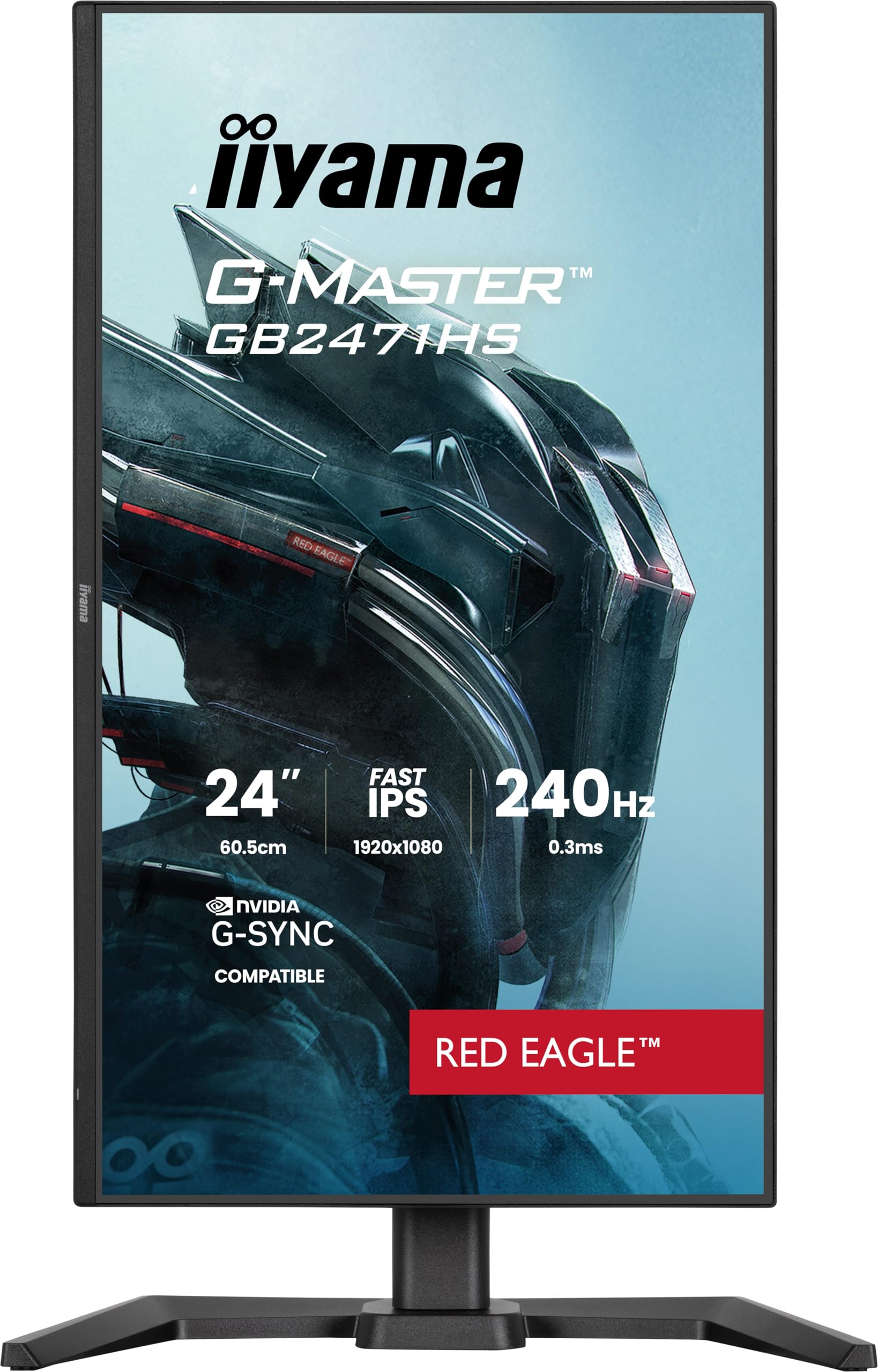 iiyama GB2471HS-B1-23.8" IPS, 1920x1080/240Hz, 2H1DP, Has