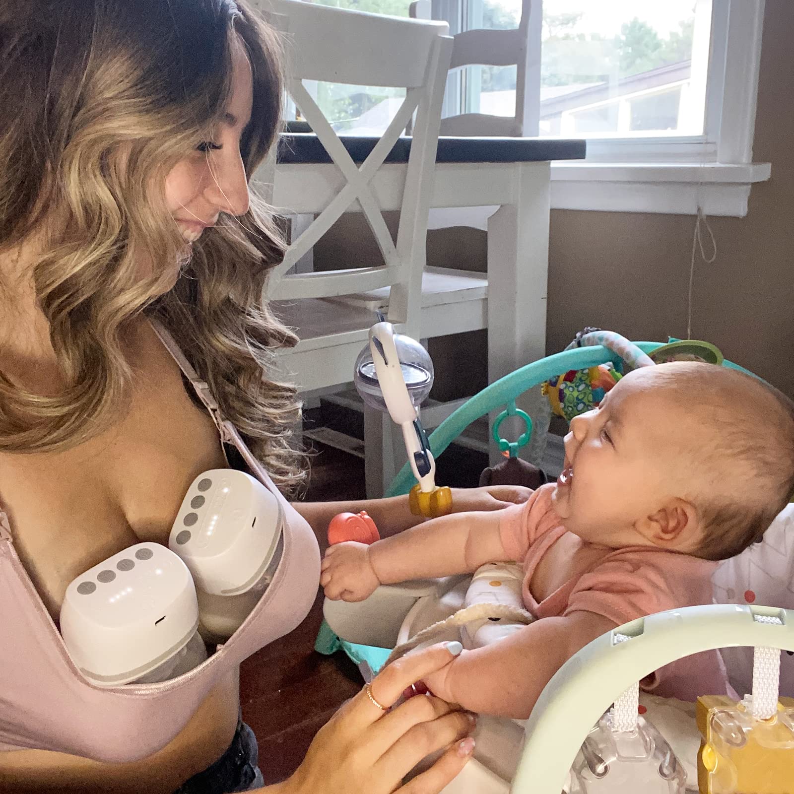 Bellababy Breast Pump,Portable Wireless Wearable Rechargeable Hands Free Breast Pump Electric with 4 Modes & 6 Levels - Image 3