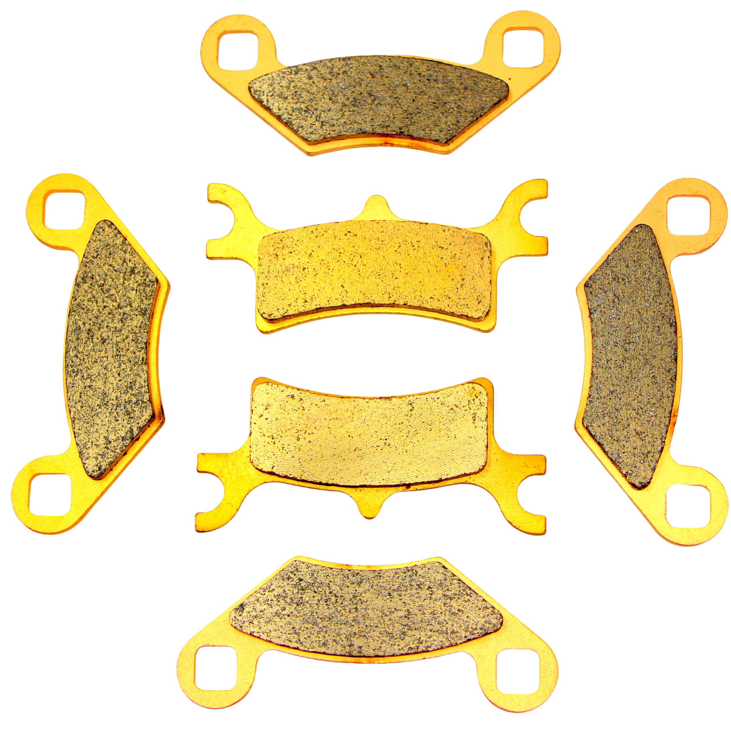 Front & Rear Brake Pads For Polaris ATVs - Compatible With Sportsman, Scrambler, Trail Blazer & Magnum Models