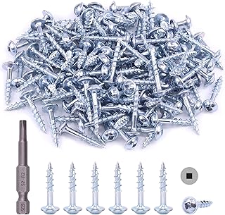 Hilitchi #8 Alloy Steel Zinc Pocket Hole Scre...,