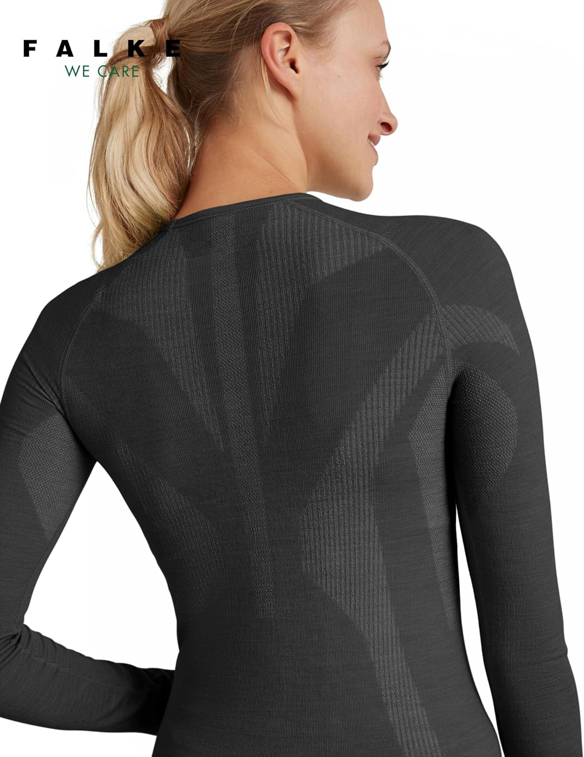 FALKE Women's Wool Tech. Base Layer Top, 1 Piece
