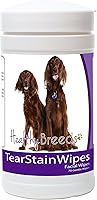 Vista 150 de Healthy Breeds Toallitas quitamanchas de lágrimas de perro para husky siberiano – Más de 100 razas – Limpiador facial de ojos – 70 toallitas