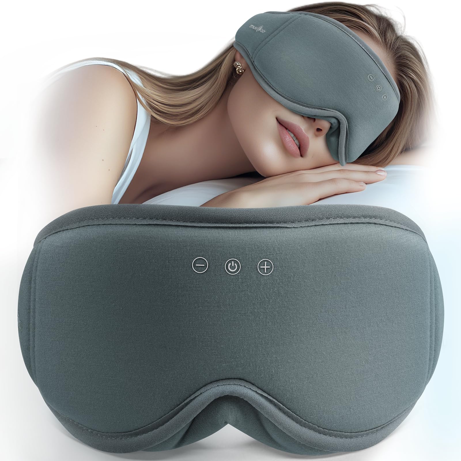 Masque de sommeil 3D textile premium bambou modèle DE 1 - 8