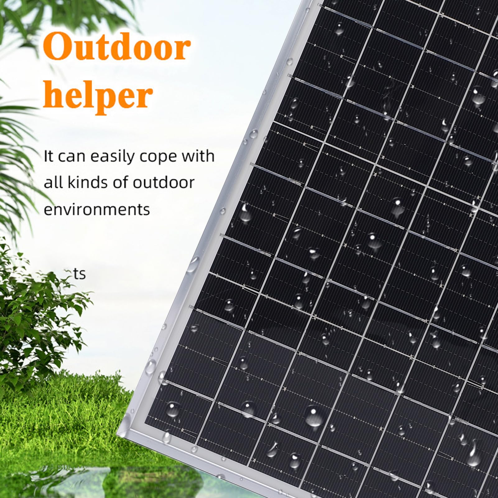 Paneles Solares Portátiles, 15W 12V 24V Kit de Panel Solar Adaptativo Automático con Controlador de 60 A, Paneles de Cargador Solar A Prueba de Agua para Camiones de Casas