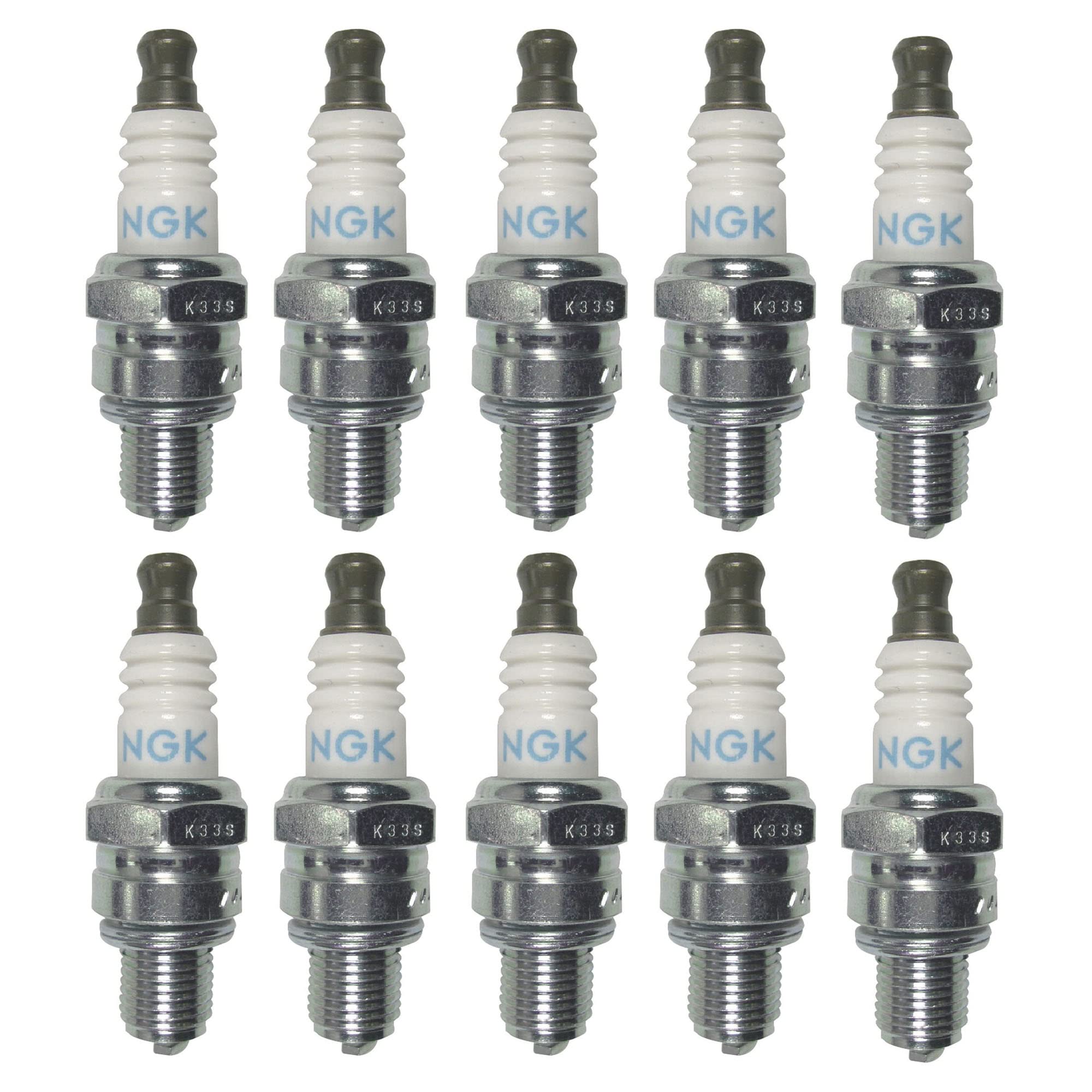 Bougies D'allumage NGK CMR6H - 2 Pièces | Compatibles Champion RZ10YC, Pour Moteurs Spécifiques - 5