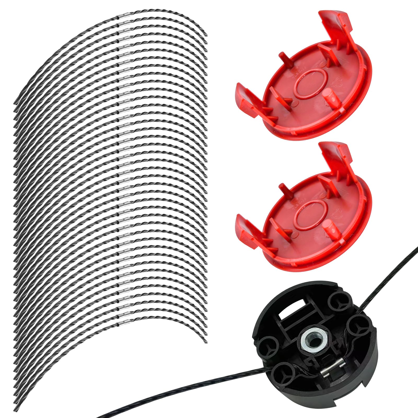 Moritale Fil Ultra Résistant pour Bosch F016800431 débroussailleuse AFS 23–37 (10 pièces