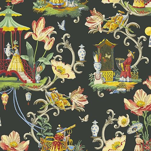 Harrison Howard - Papel tapiz de diseño despegar y pegar, papel tapiz caprichoso de alta calidad para dormitorio, tocador, cocina, autoadhesivo,