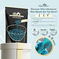 Vista 3 de Lifestance Cuentas de cera dura de 1 libra + 2.5 libras