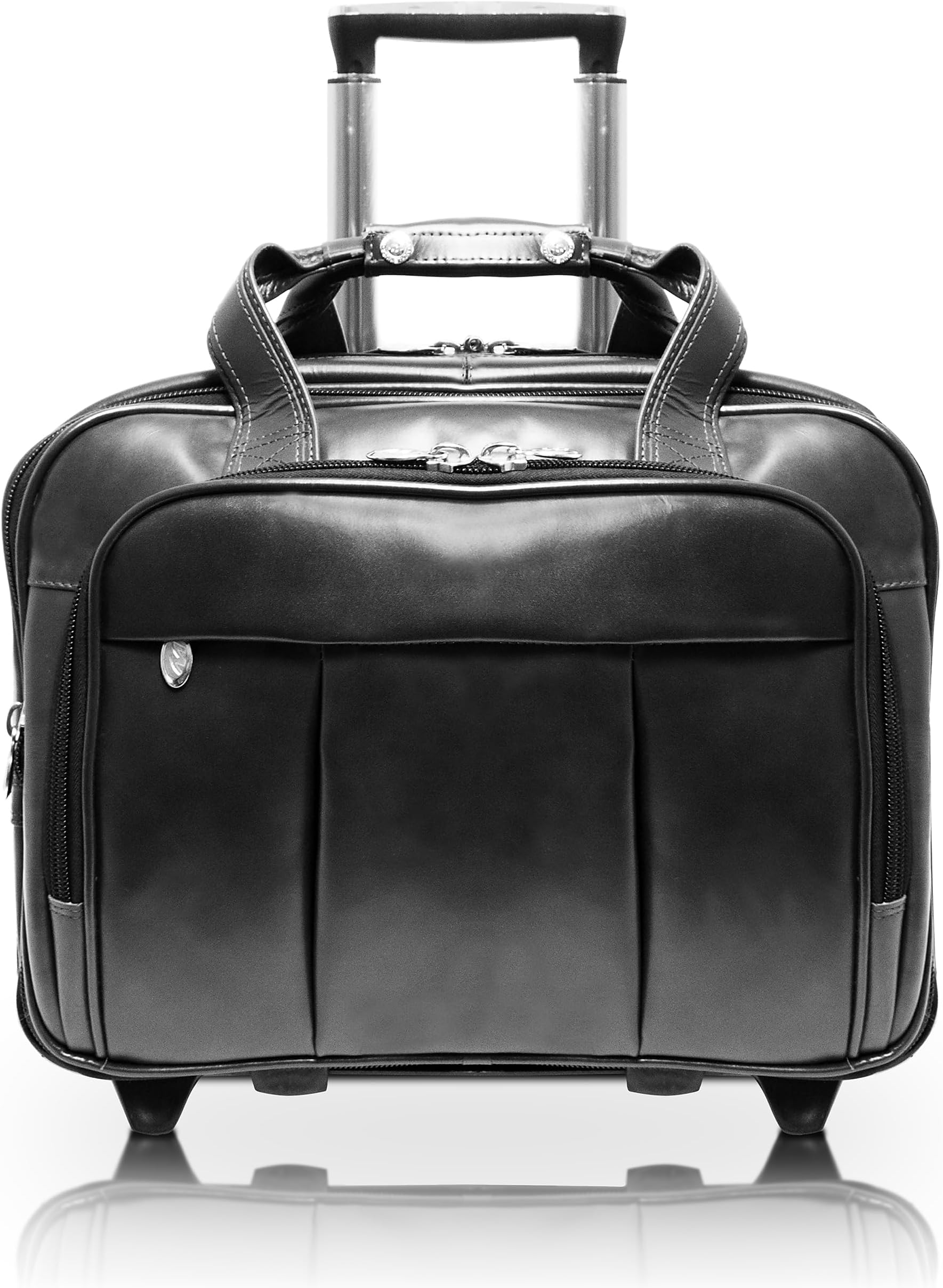 Mckleinusa Damen Wheeled Detachable Briefcase, Blk, 18"X8.75"X14.5"