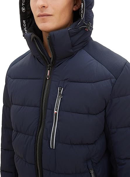 Veste Homme TOM TAILOR – Coupe Moderne Confortable – Ligne Durable BE PART – Tailles S à 3XL