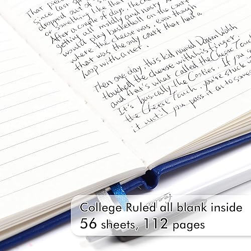 Miniatura 3 de Feela - Paquete de 6 cuadernos pequeños con 6 bolígrafos negros, mini cuadernos de bolsillo a granel de tapa dura para la universidad, con soporte