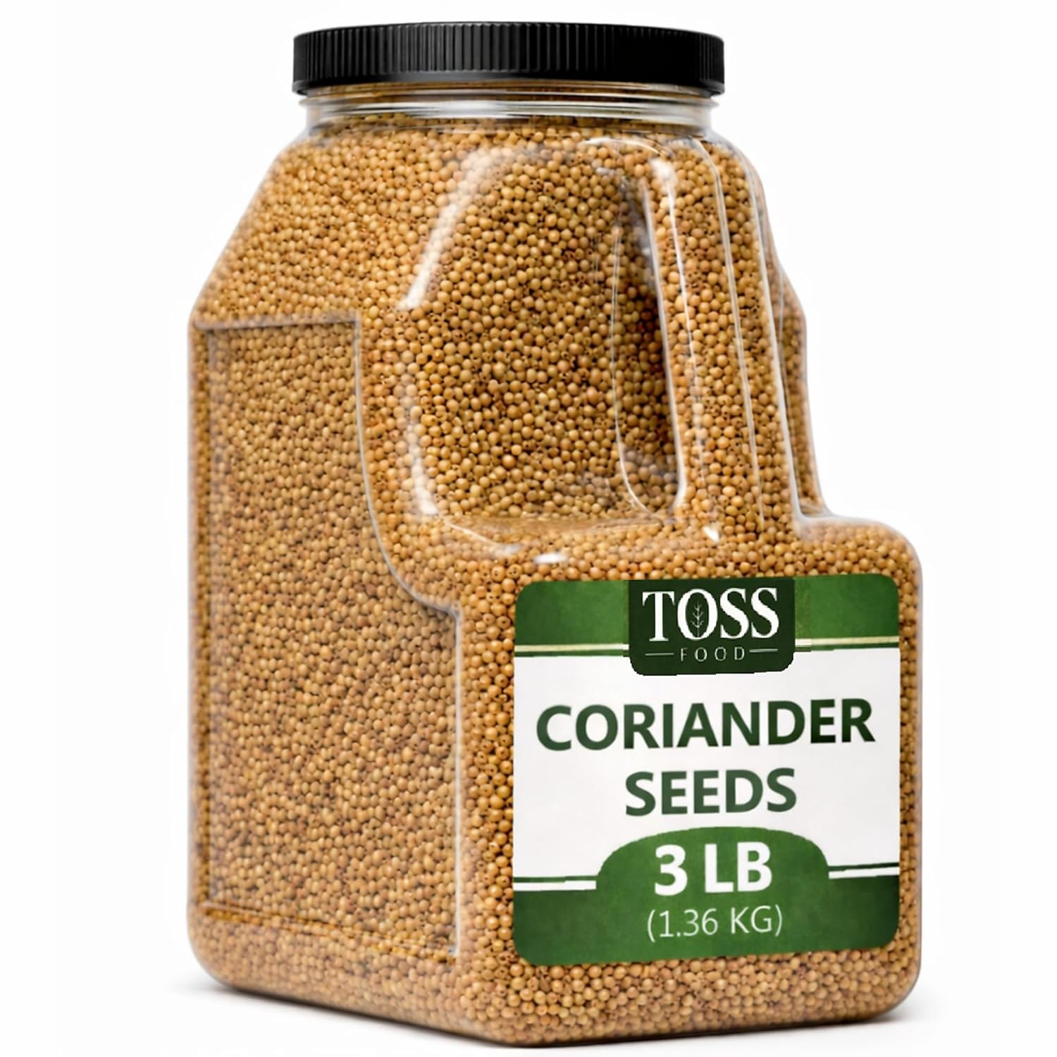 Gourmet Coriander Seed Whole 3 Pounds Bulk - Coriander Seeds For Cooking and Food Flavoring - Mediterranean Cuisine - Semilla de Cilantro - Vegan, Gluten Free