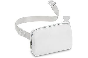 White Fanny Pack: Versatile Crossbody Bag for Hands-Free Convenience