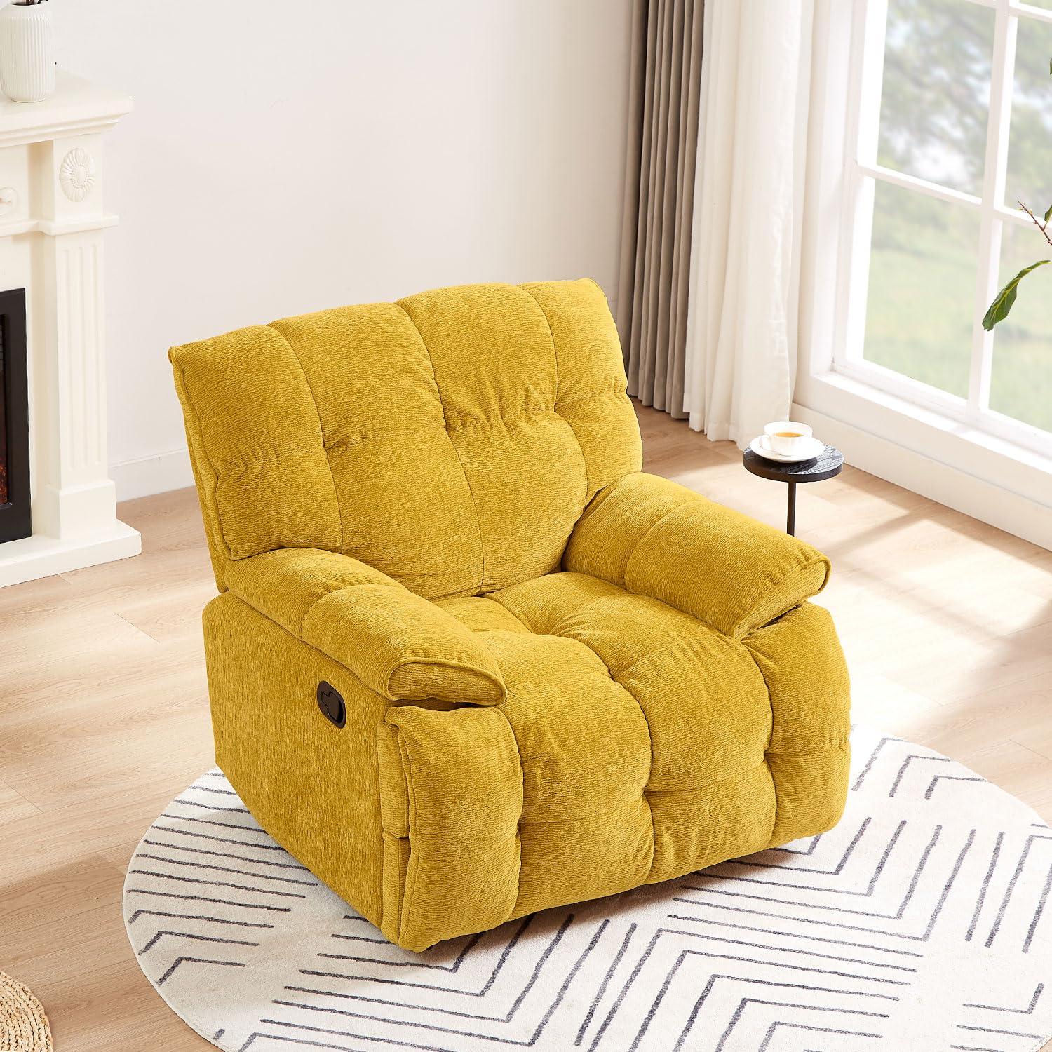 Amazon.com: YESGIGA 360 Degree Swivel Fabric Single Sofa Heavy Amazon.com: YESGIGA 360 Degree Swivel Fabric Single Sofa Heavy
