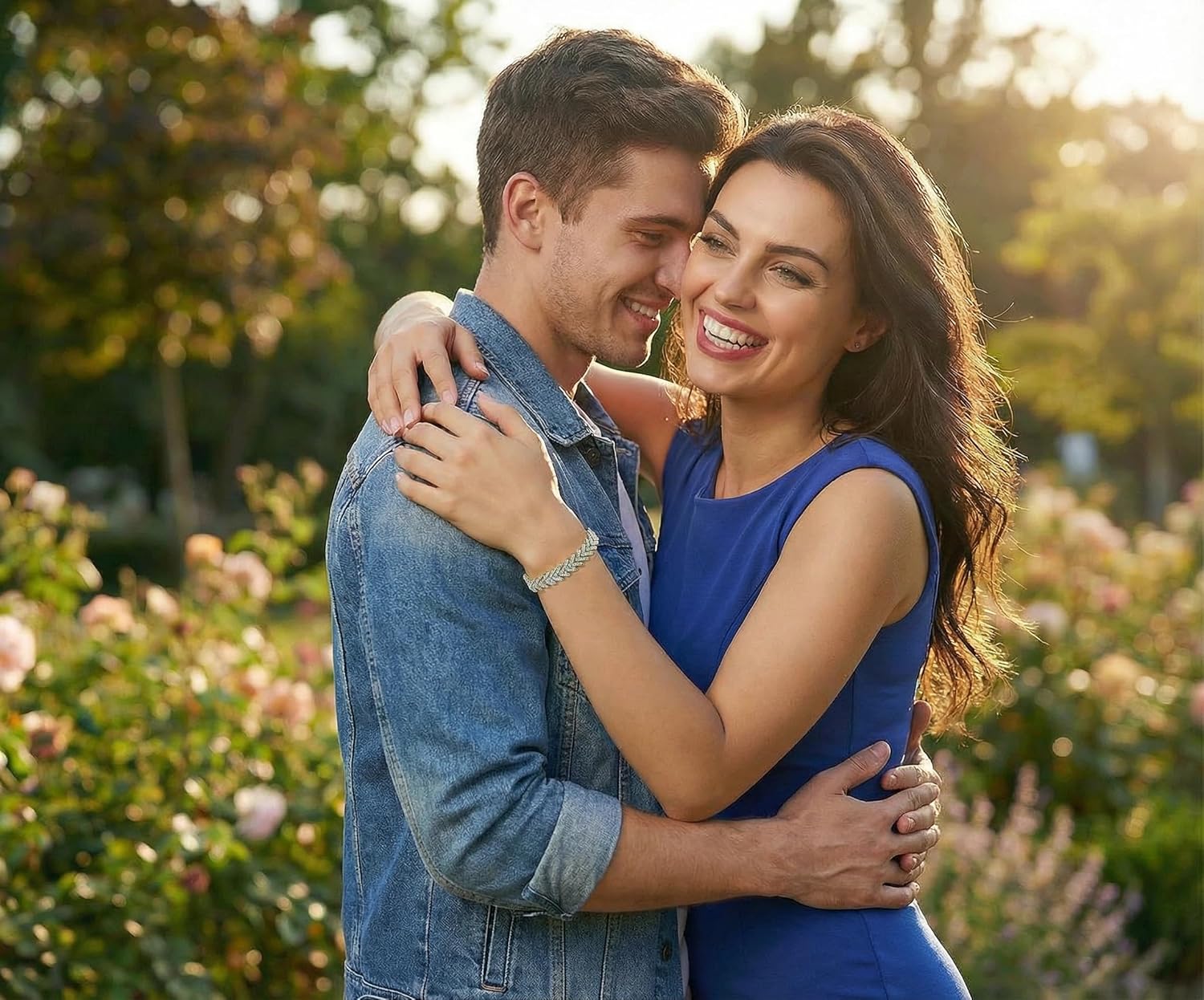 Tennis Bracelet for Women in 14K Gold Plated Cubic Zirconia, 6.5-7.5 Inch for Small Wrists, Valentine’s Day&Wedding & Birthday Gift for wife,lover,girlfriend,mom,daughter,grandma with Gift Box - Image 4