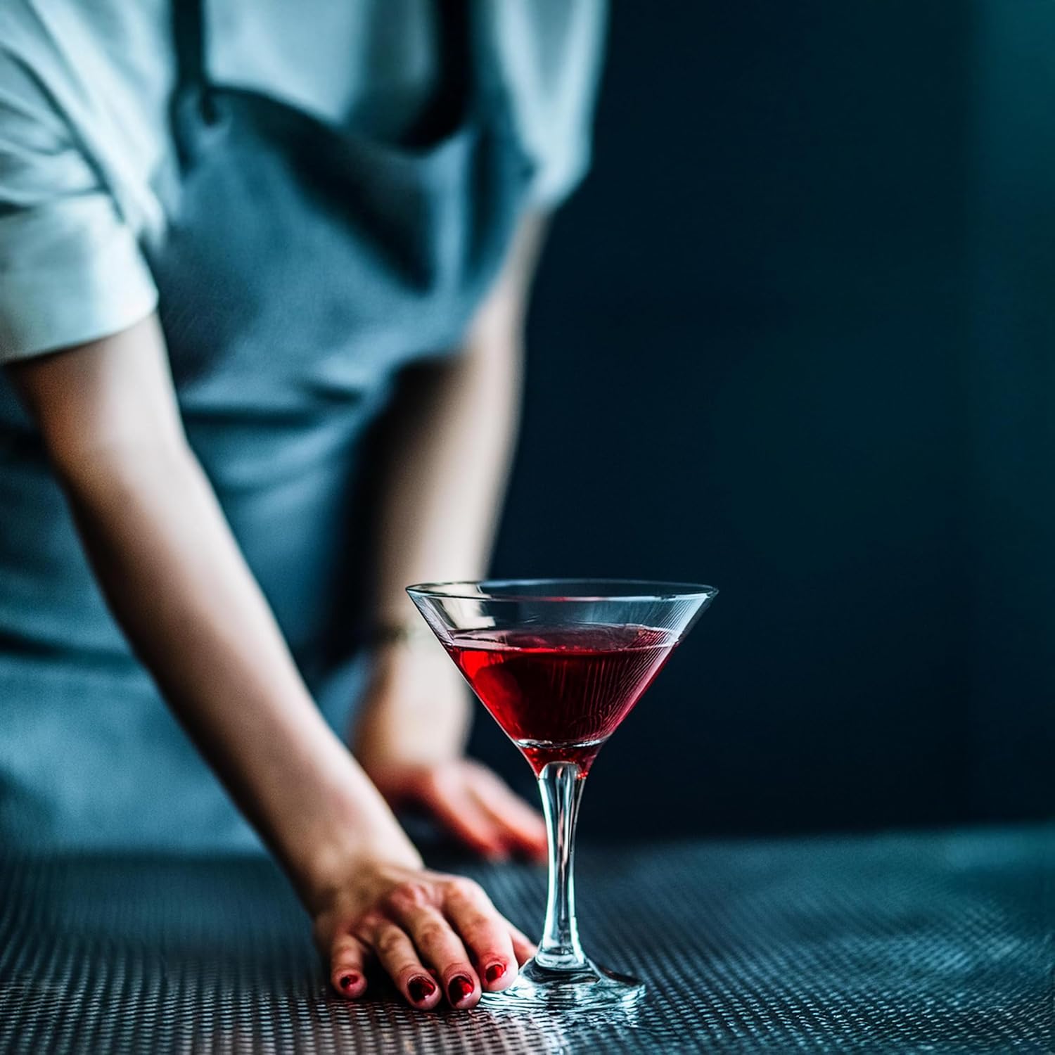 Set of 6 Martini Glasses for Martini Cocktail Glasses Set of 6 Glass with Stem Bowl Cocktail Bowl Martini Bowl Dishwasher Safe 6 x 150 ml