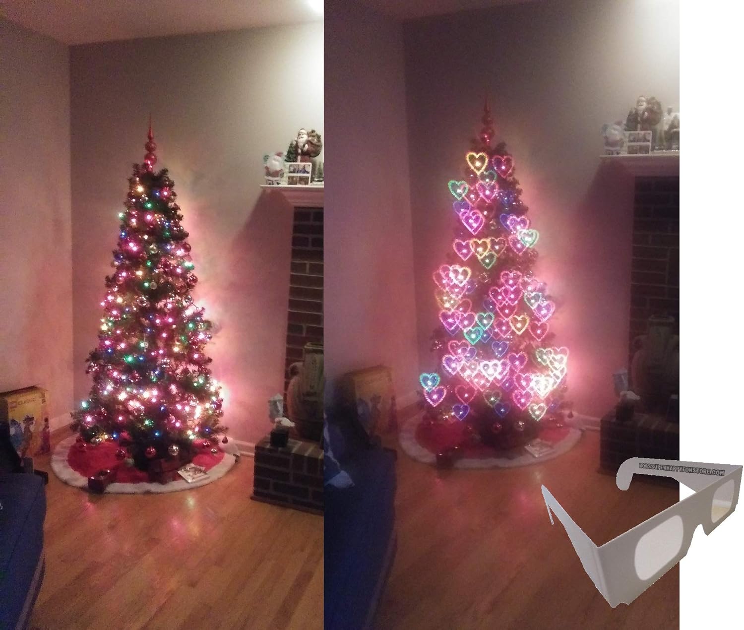 40% оƒƒ Dіѕсоunt Fireworks Diffraction Glasses - 25 Rainbow Hearts (Plain White Frames) plus 25 Starburst Effect (Rave Waves Frames) - 50 Glasses Total for Fireworks, Holiday Lights, Wedding Receptions, Rave Events Frее Shірріng Ovеr $50 Fireworks Diffraction Glasses - 25 Rainbow Hearts (Plain White Frames) plus 25 Starburst Effect (Rave Waves Frames) - 50 Glasses Total for Fireworks, Holiday Lights, Wedding Receptions, Rave Events