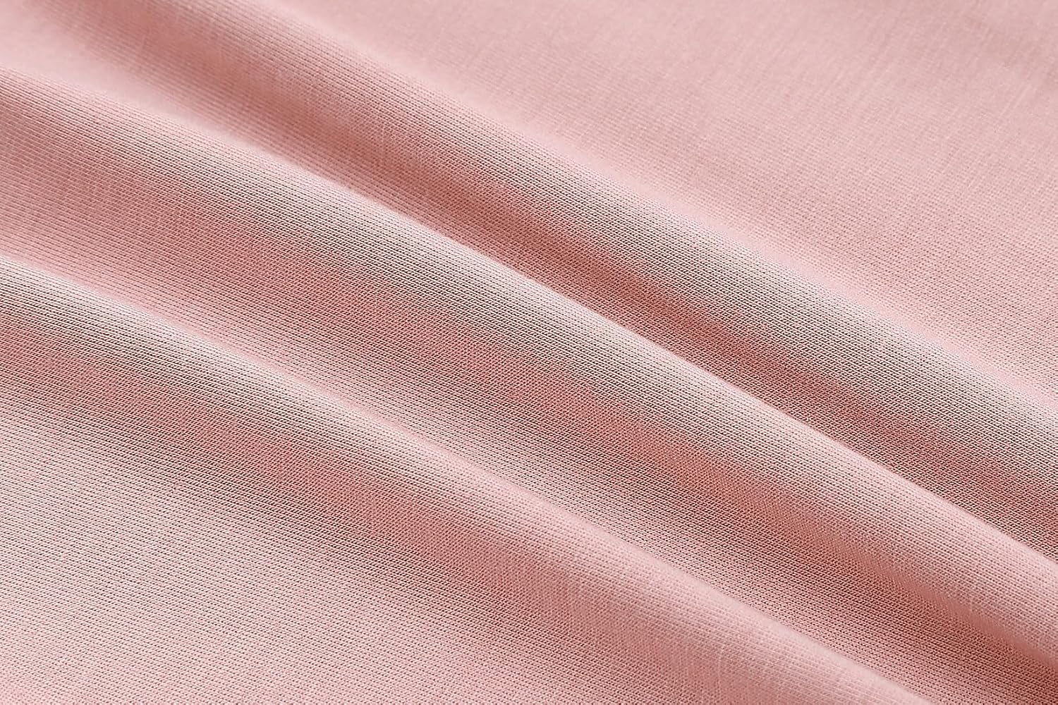 Newborn Baby Girls Knotted Gown Headbands Set Soft Viscose from Bamboo Infant Sleeper Baby Sleep Gown with Mittens
