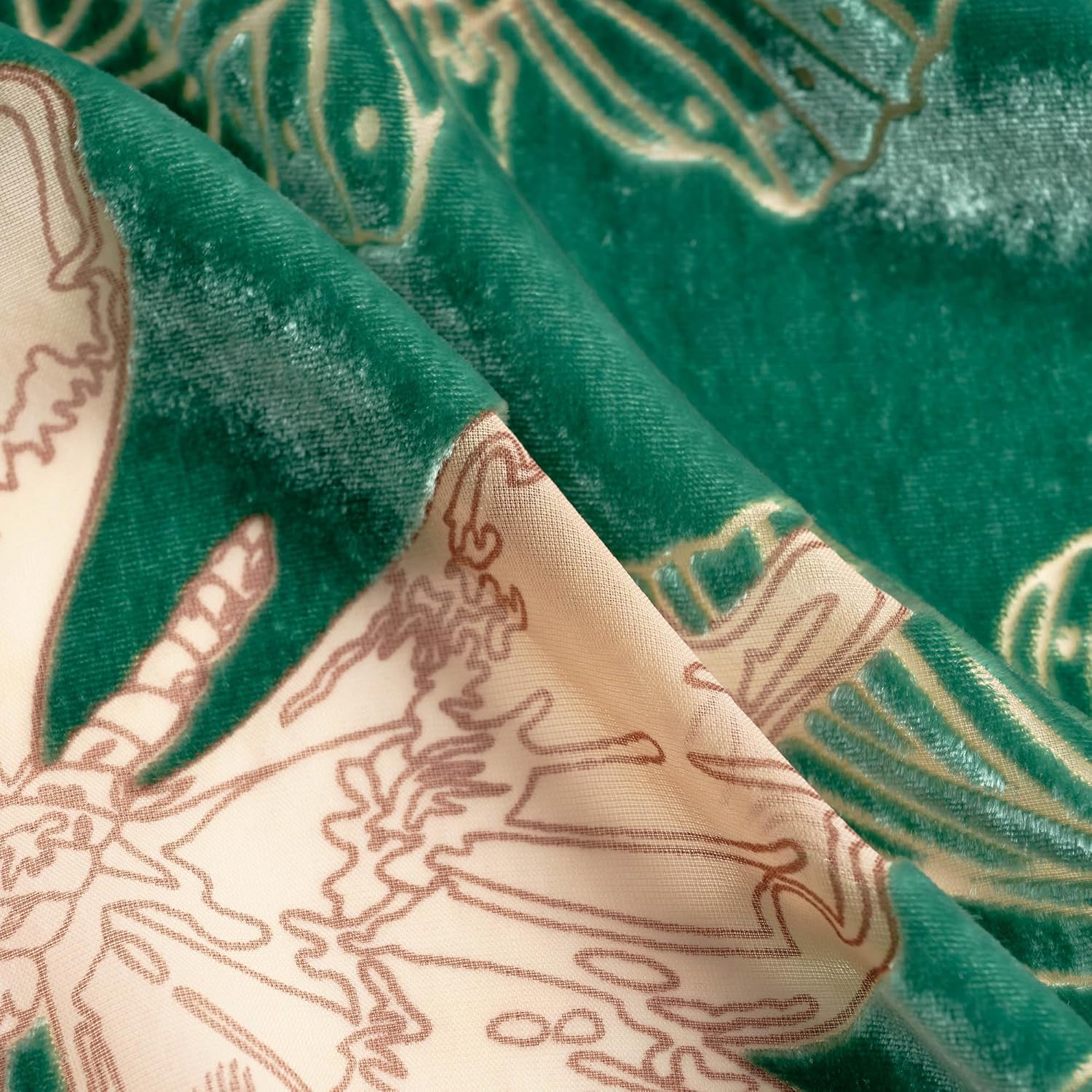 Easter Gift Burnout Velvet Kimono Cardigan for Women, Green butterfly pattern, Elegant and Retro,1 Size Fits All,Easter Shawl