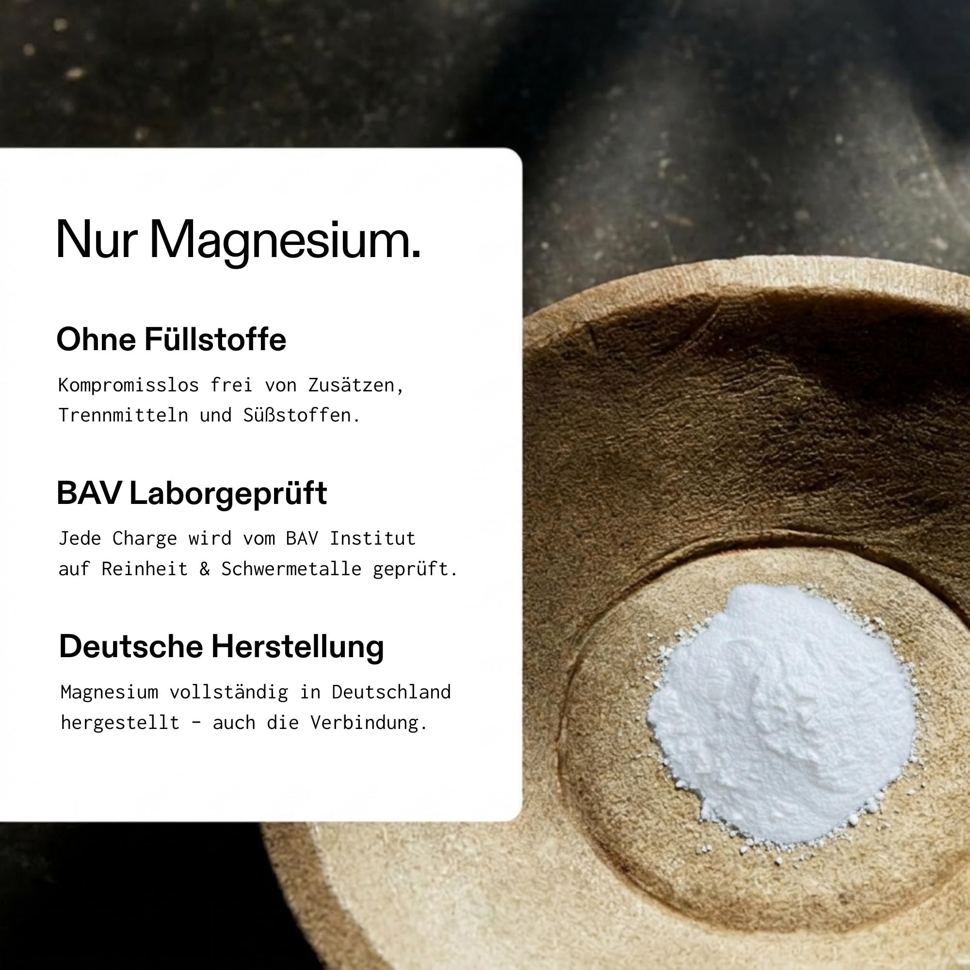 NEU MGX® Magnesium Bisglycinat Pulver NEUTRAL [400g] - Magnesiumbisglycinat Pulver mit Neutralem Geschmack, 2100 + mg Magnesium