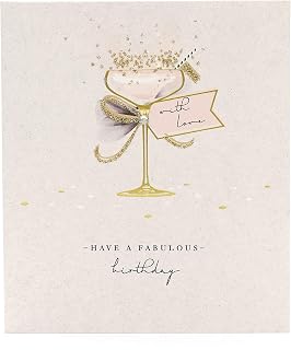Birthday Card for Her - Female Birthday Card - Friend Birthday Card - for Her Birthday Card - Birthday Card for Friend - Elegant Cocktail Design