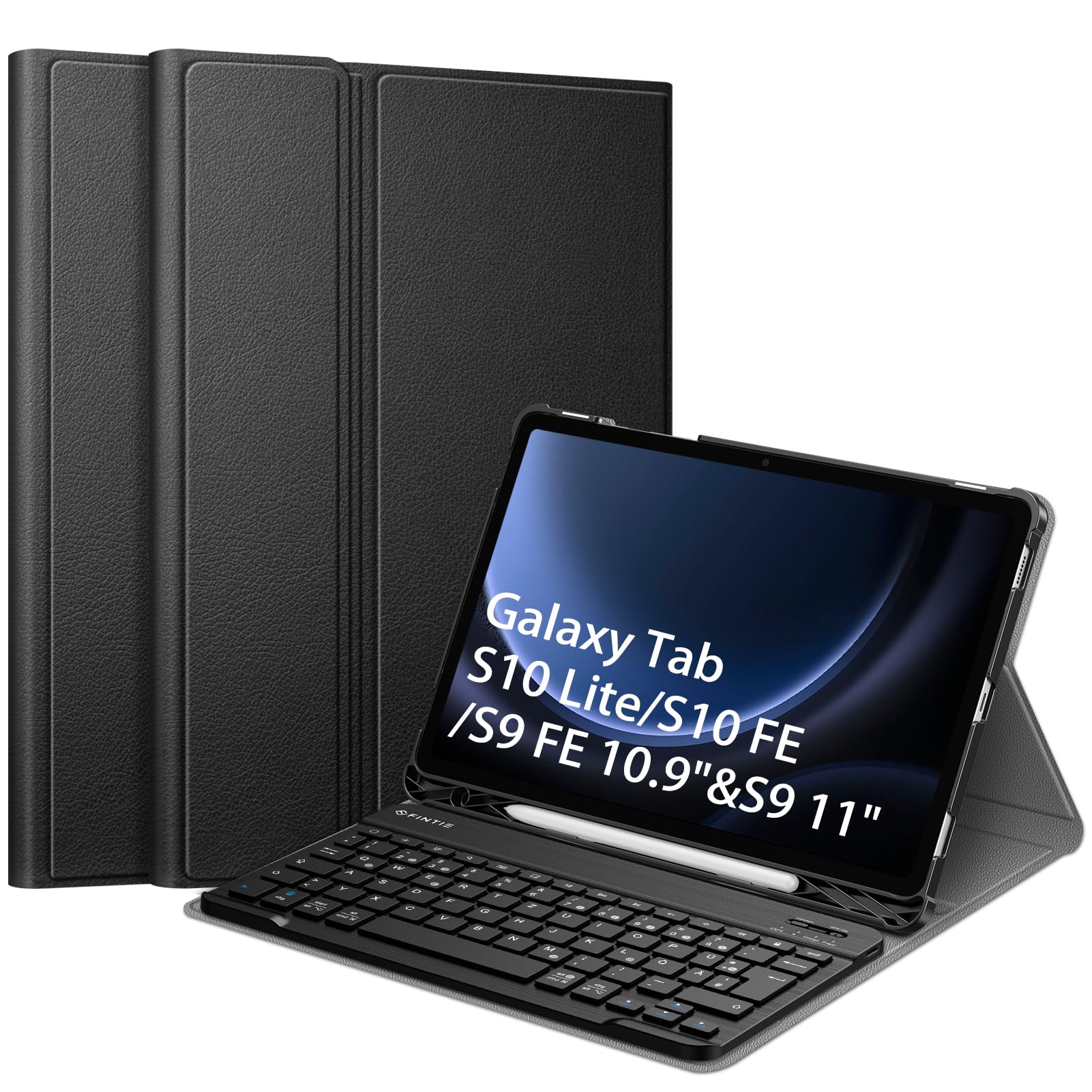 FINTIE Tastatur Hülle für Samsung Galaxy Tab S10 Lite/S10 FE/S9 FE 10.9"