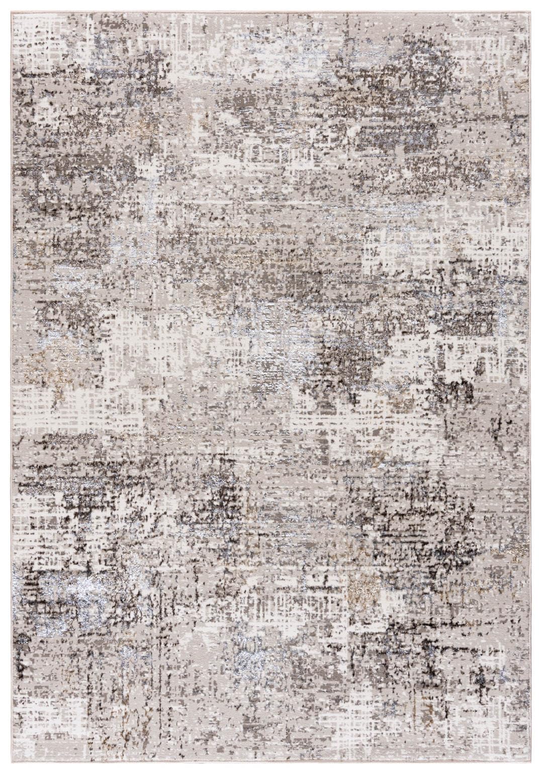 Mazovia Tappeto Boston Moderno Beige Marrone 80x150 Cm - Morbido E Facile Da Pulire, Certificato OEKO-TEX, Per Soggiorno E Camera Da Letto
