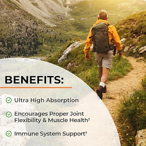 Vista 4 de Curcumina de cúrcuma con BioPerine 1500 mg - Apoyo inflamatorio saludable y articular natural con 95% de curcuminoides estandarizados para potencia