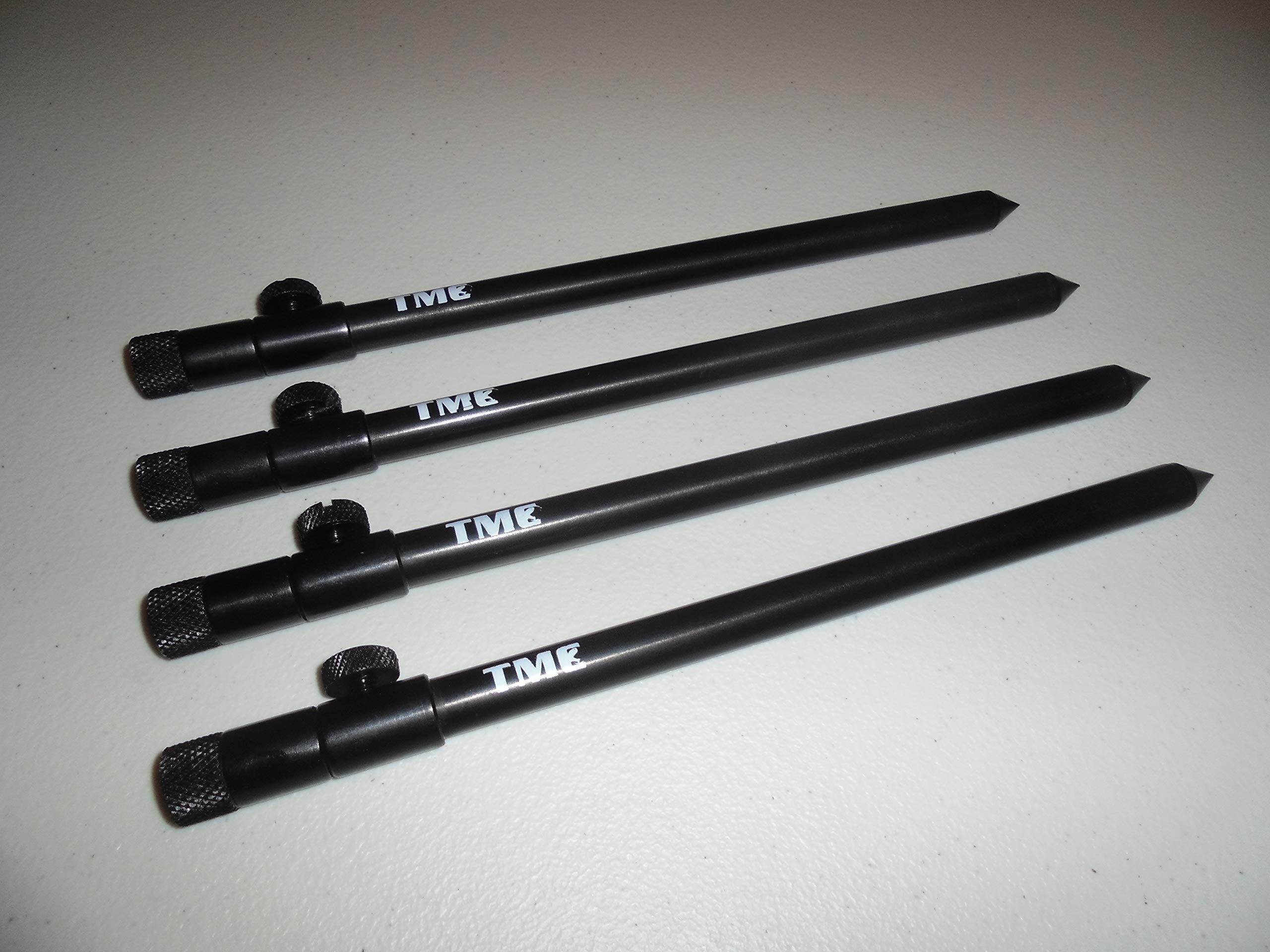 Bâtons de berge 20-35 cm support de canne télescopique avec filetage alarme