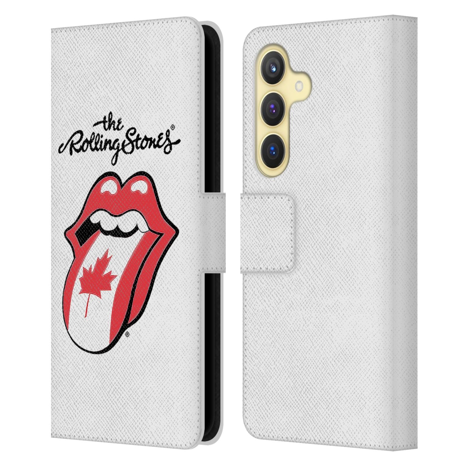 Carcasa de cuero Samsung Galaxy S24 5G The Rolling Stones funda tipo libro protectora 7