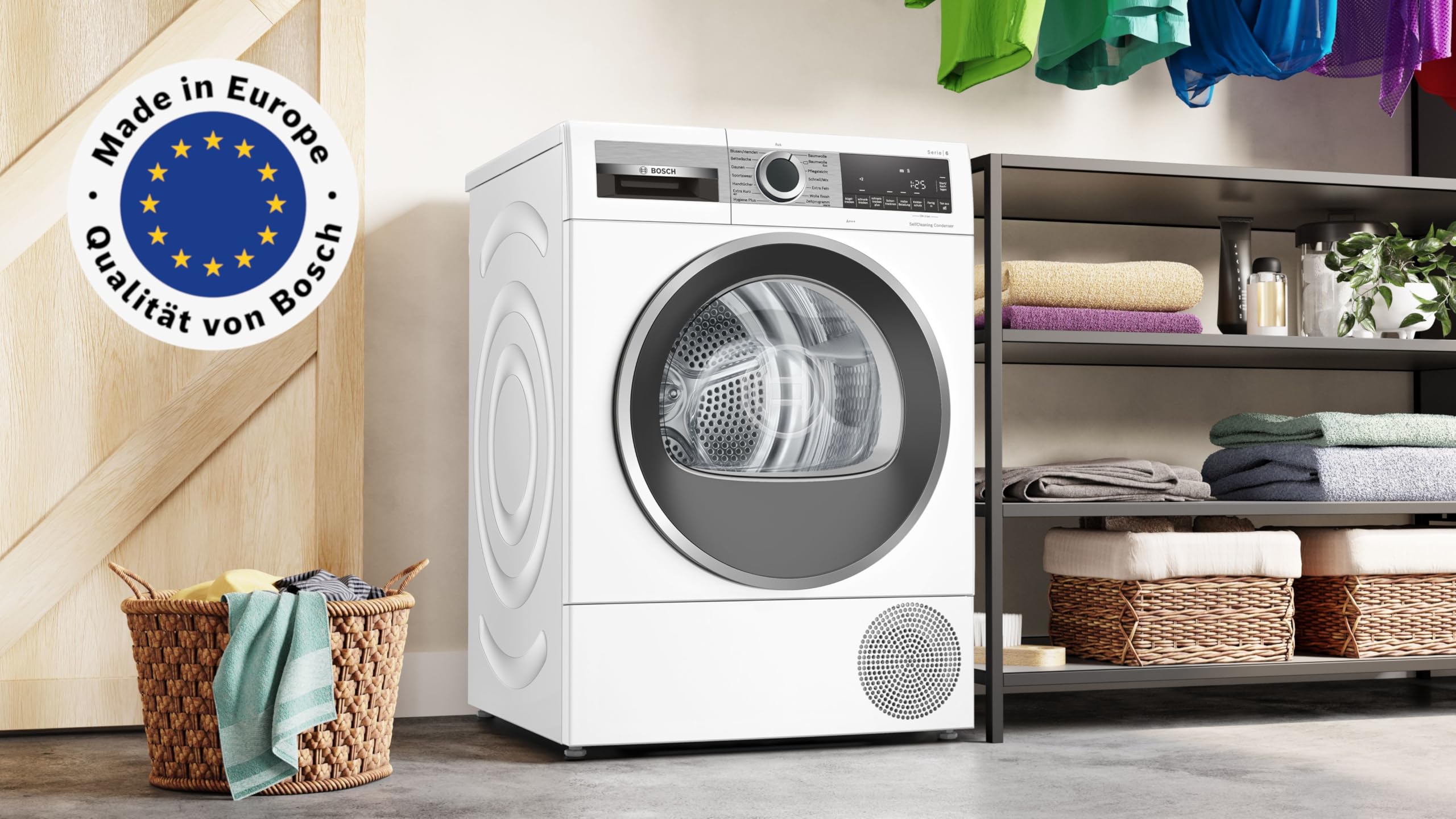 Bosch Serie 6 Wärmepumpentrockner 8 kg WQG235D00 Auto Dry Sensitive Drying-System