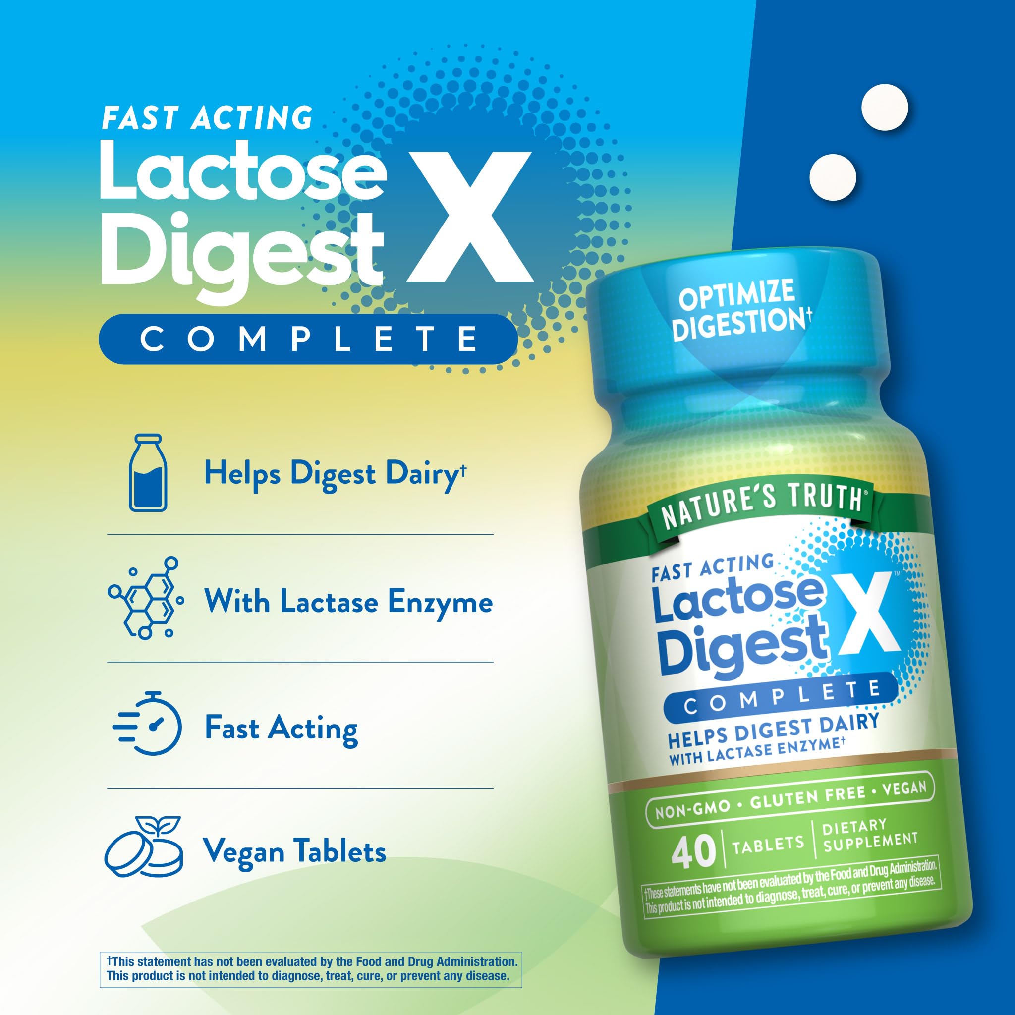 Nature's Truth Lactose Digest Pills Fast Acting | for Adults — Amazon image 5