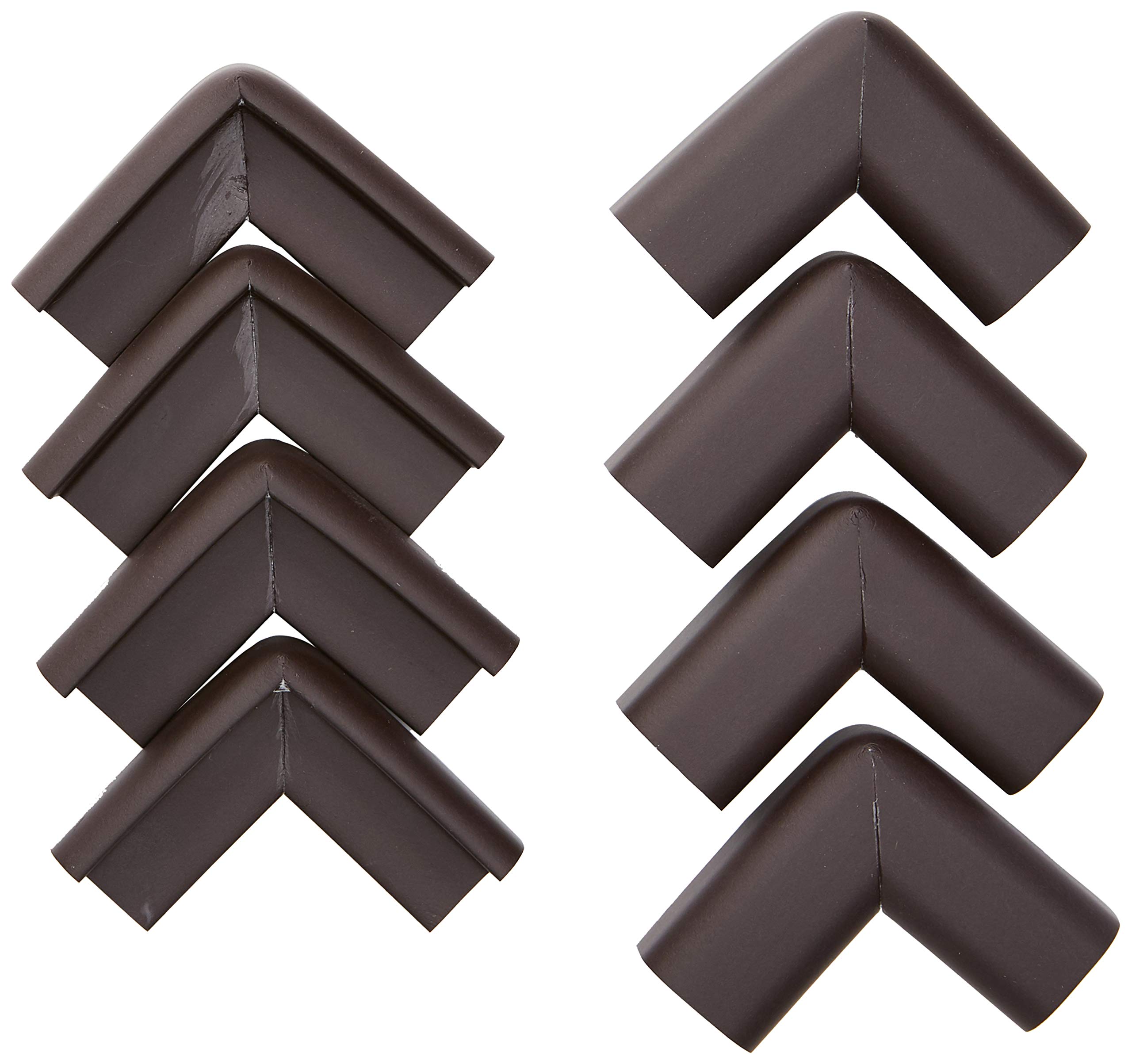 AKORDBaby Safety Corner Protectors for Desk Table, Dark Brown