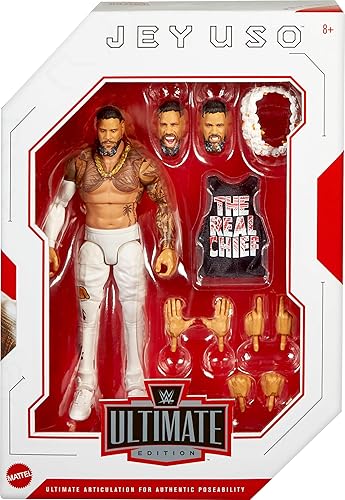 Miniatura 2 de Mattel WWE Ultimate Edition Jey USO Figura de acción