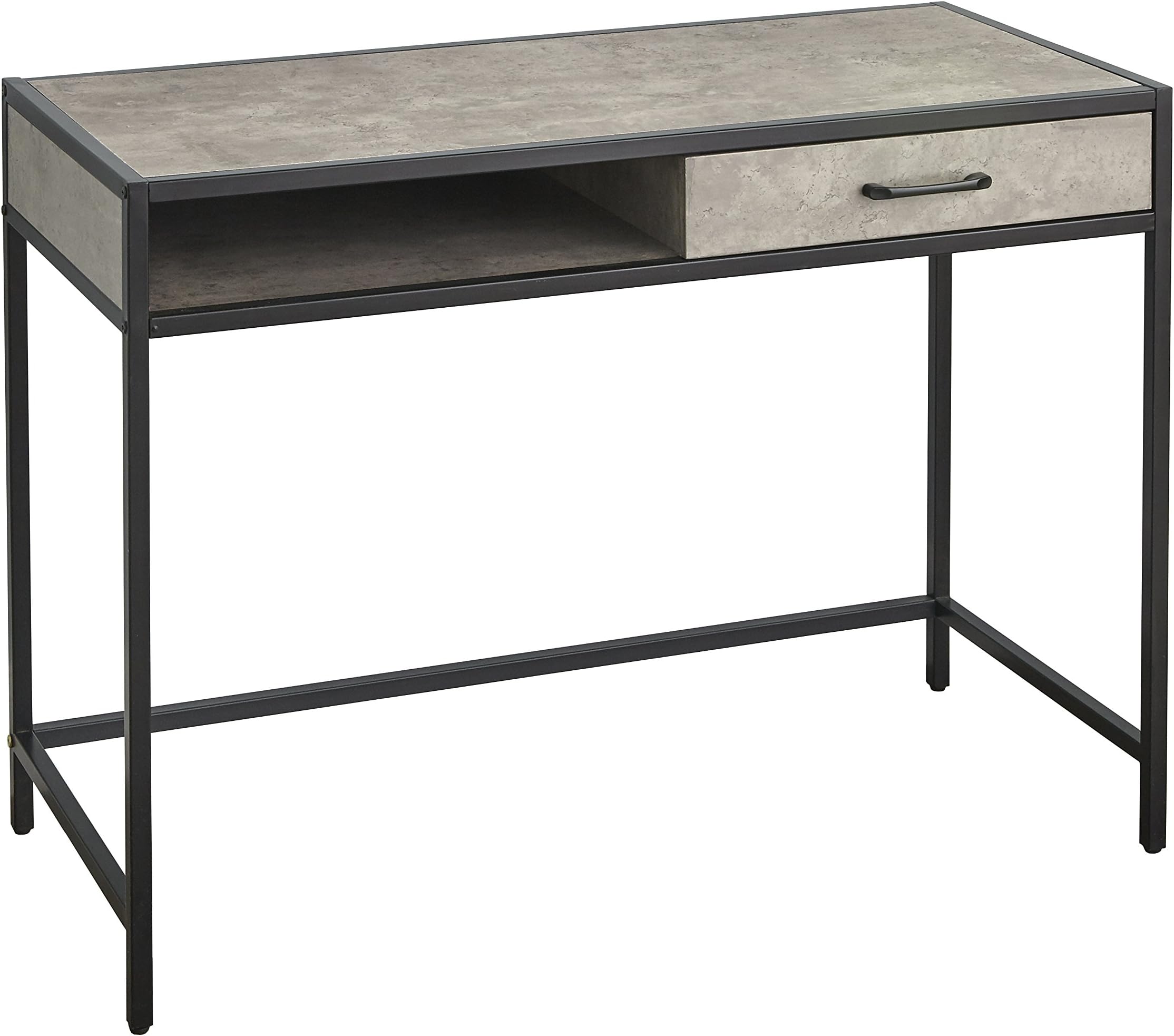 Target Marketing Systems Evie Modern Writing Desk, Gray