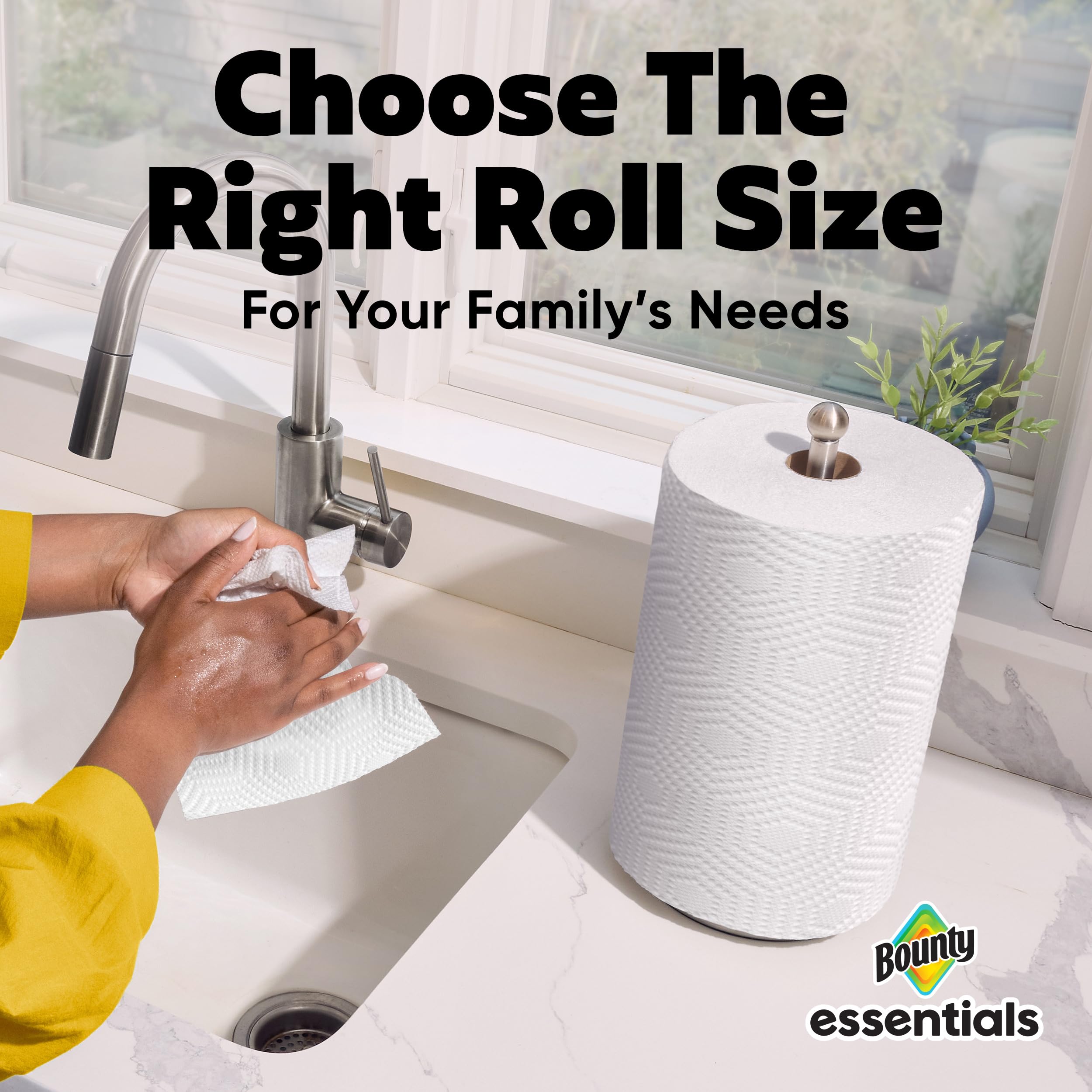 6 Double Rolls White Paper Towels Y21082