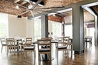 Vista 6 de Big Air - Ventilador de techo industrial para interiores y exteriores con control remoto, Plateado, 96-Inch