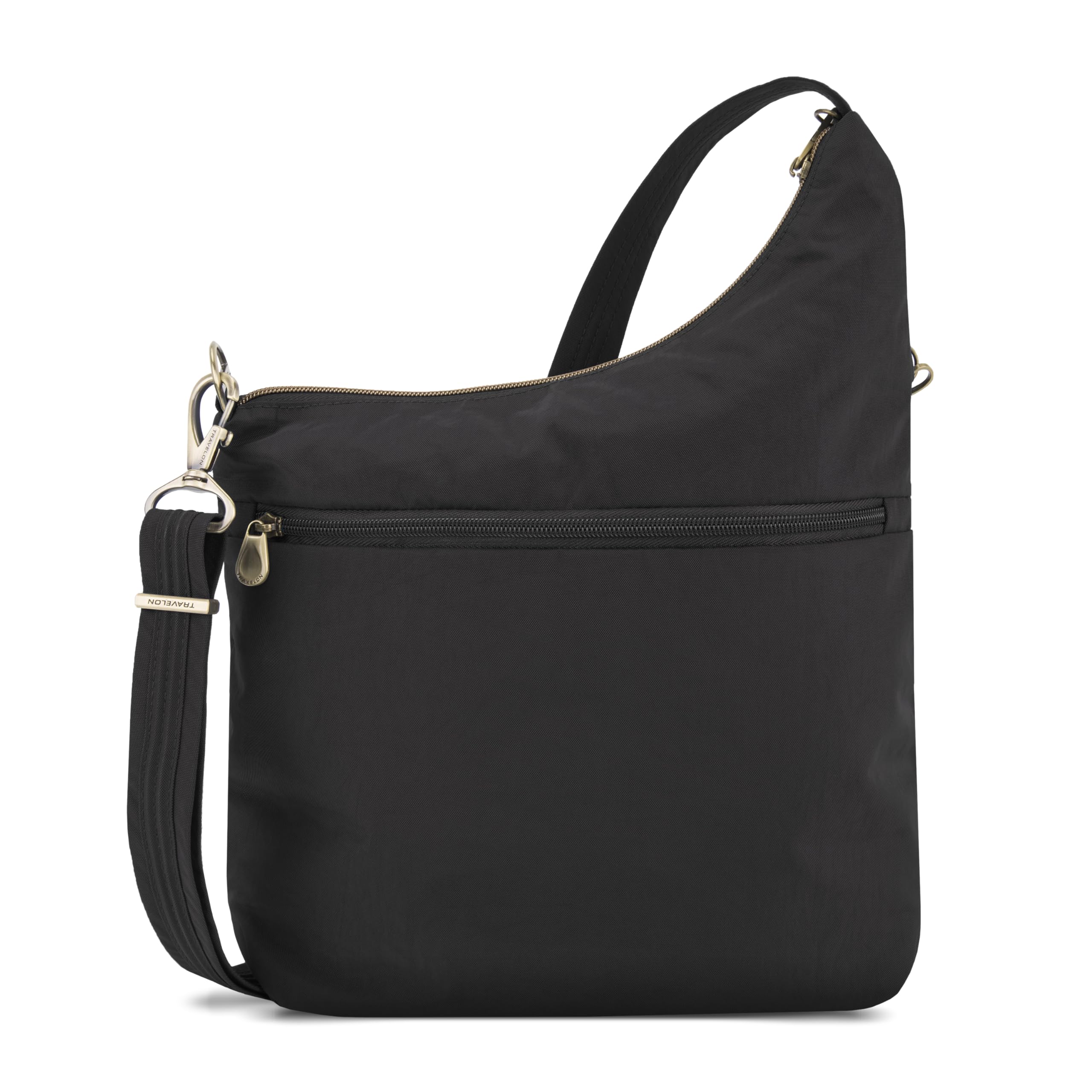 Travelon Femme Anti-Theft Signature 3 Compartment Crossbody Sac à bandoulière, Taille Unique